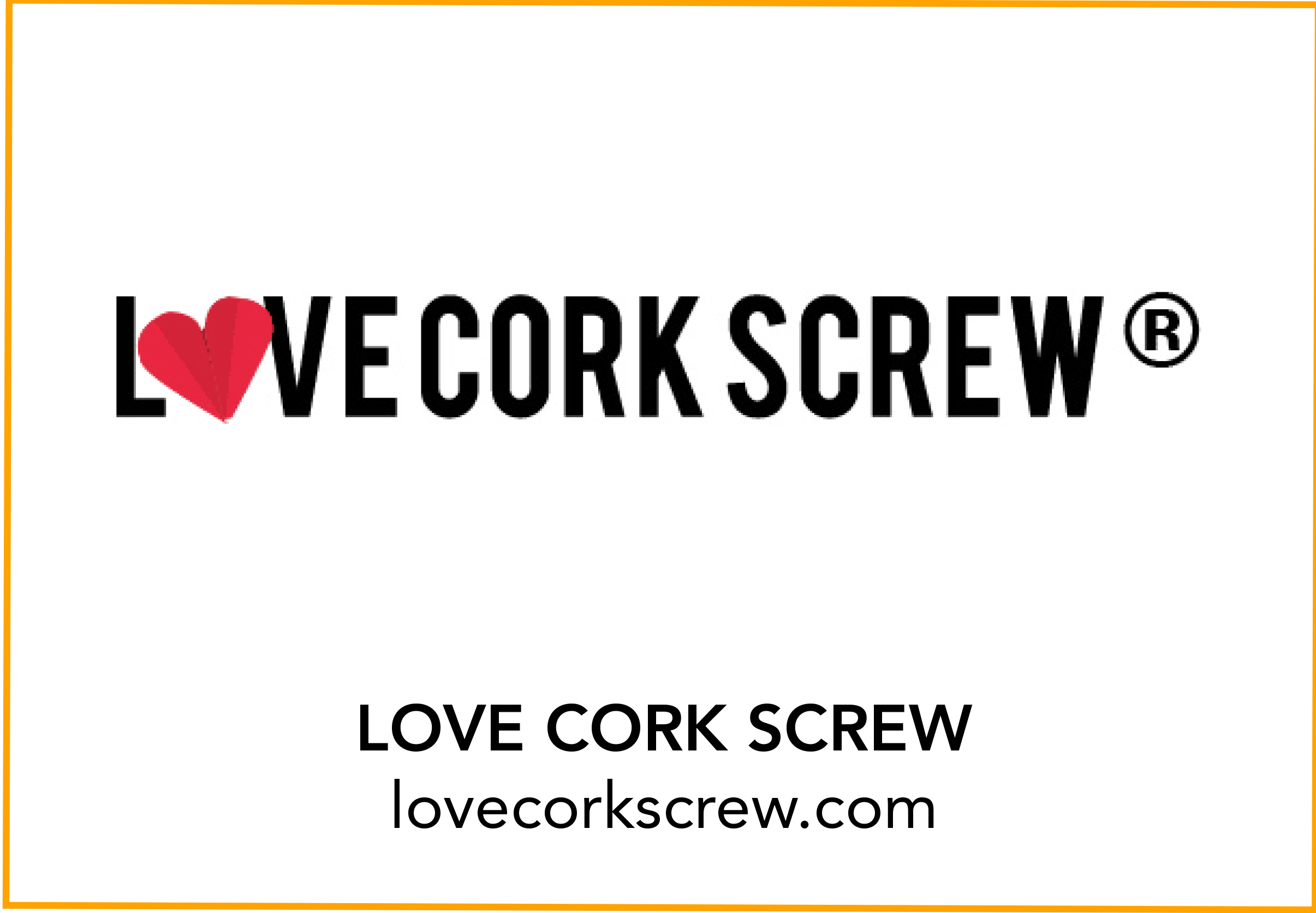 LOVE CORK SCREW logo