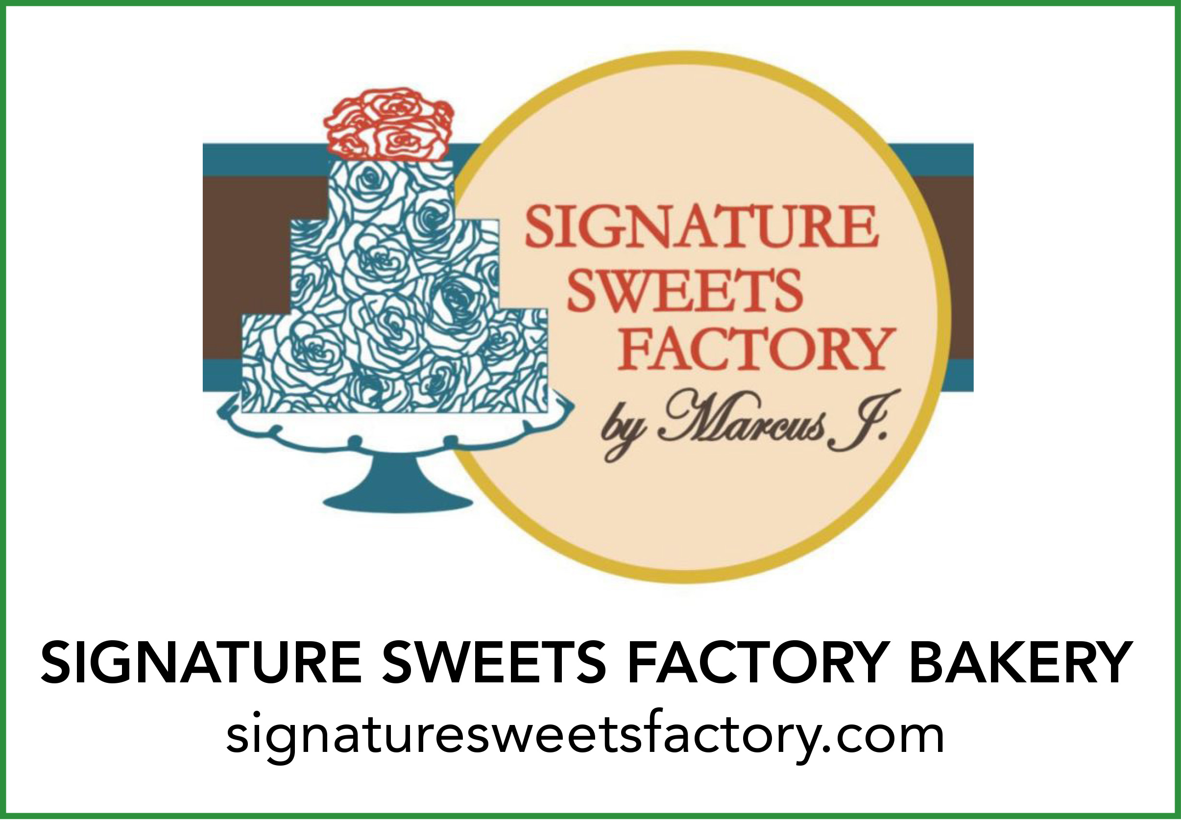 SIGNATURE SWEETS FACTORY BAKERY Logo