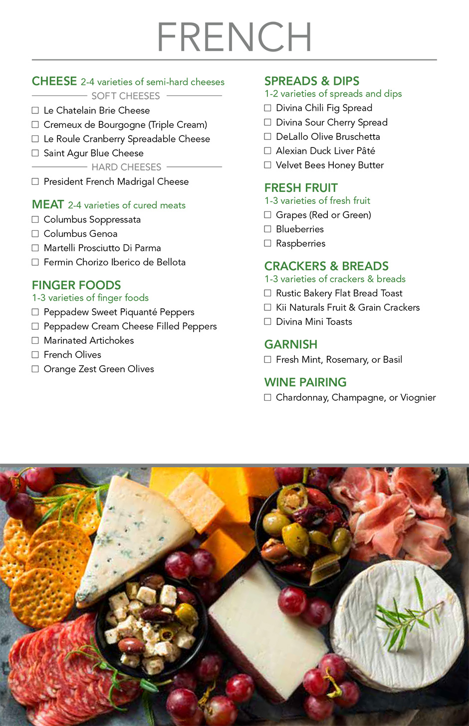 Catering Menu - Page 8