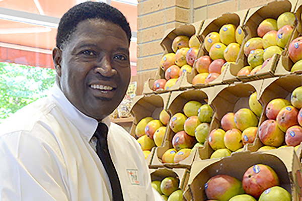 Kenny, our produce buyer