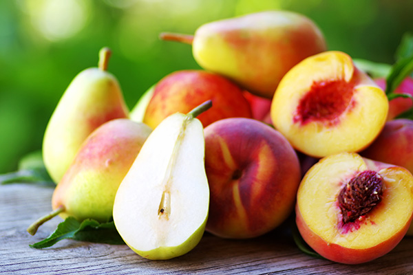 Pears and Peaches photograph