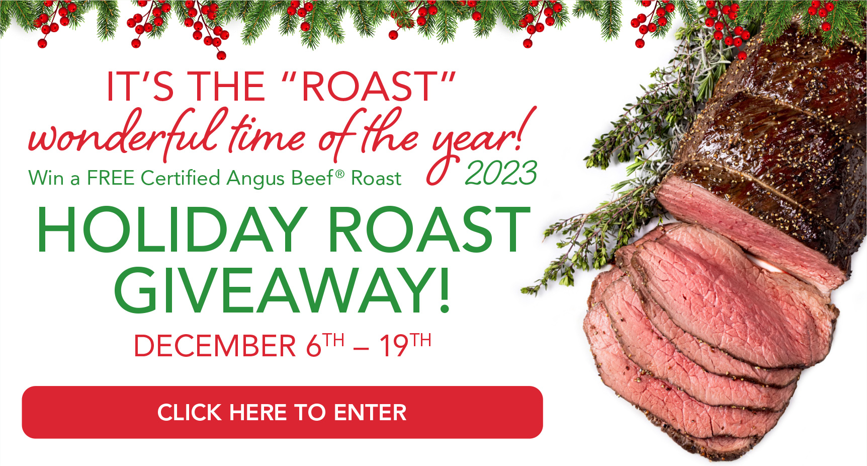 Win a free Certified Angus Beef Roast
