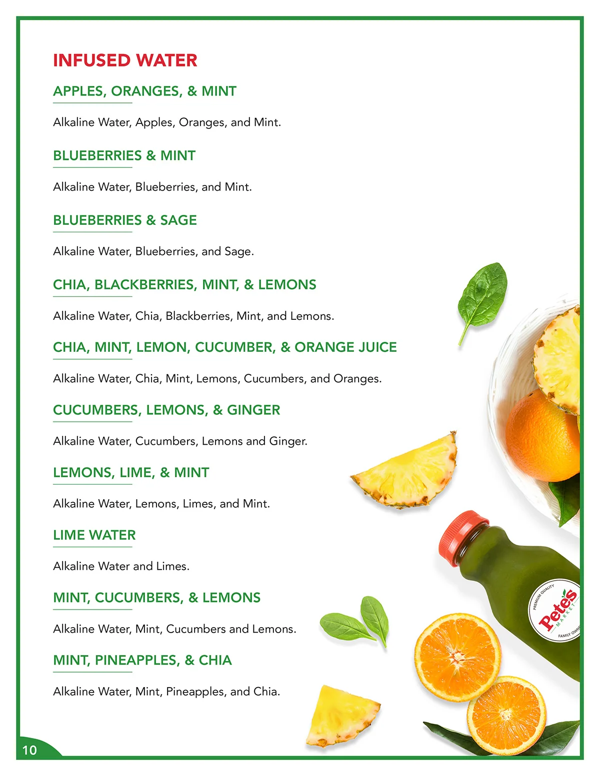 Juice Bar Ingredients - Page 10