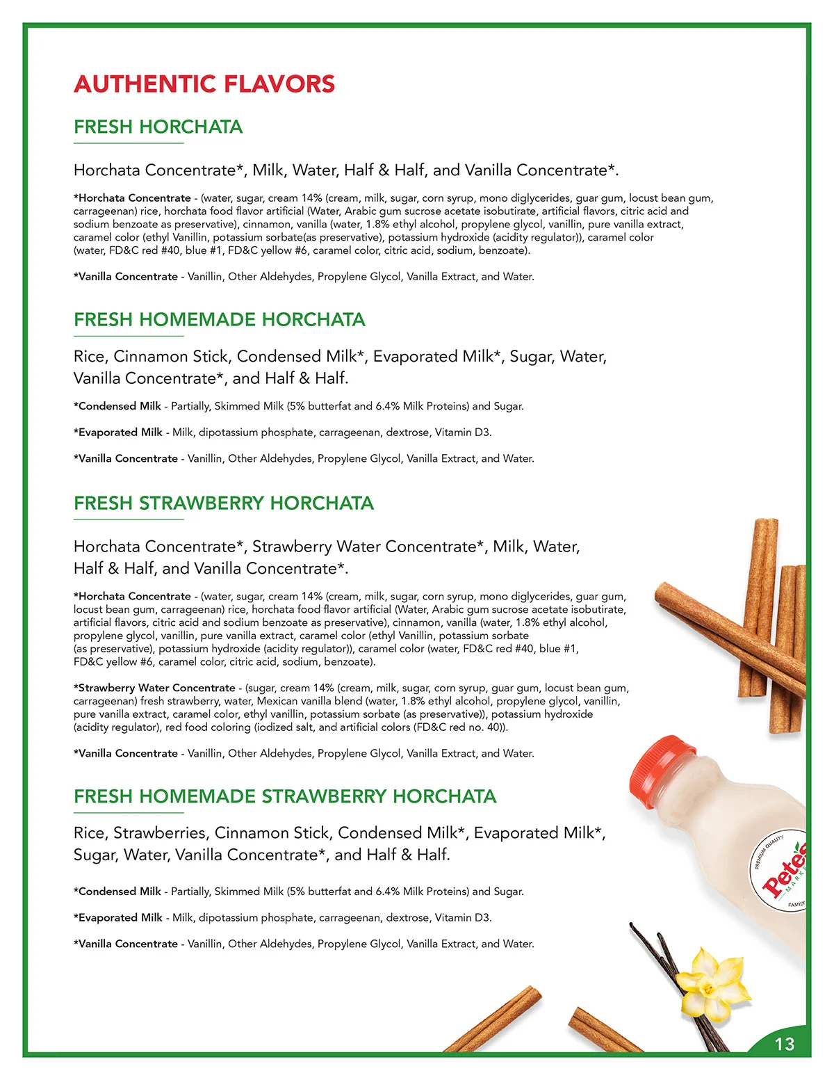 Juice Bar Ingredients - Page 13