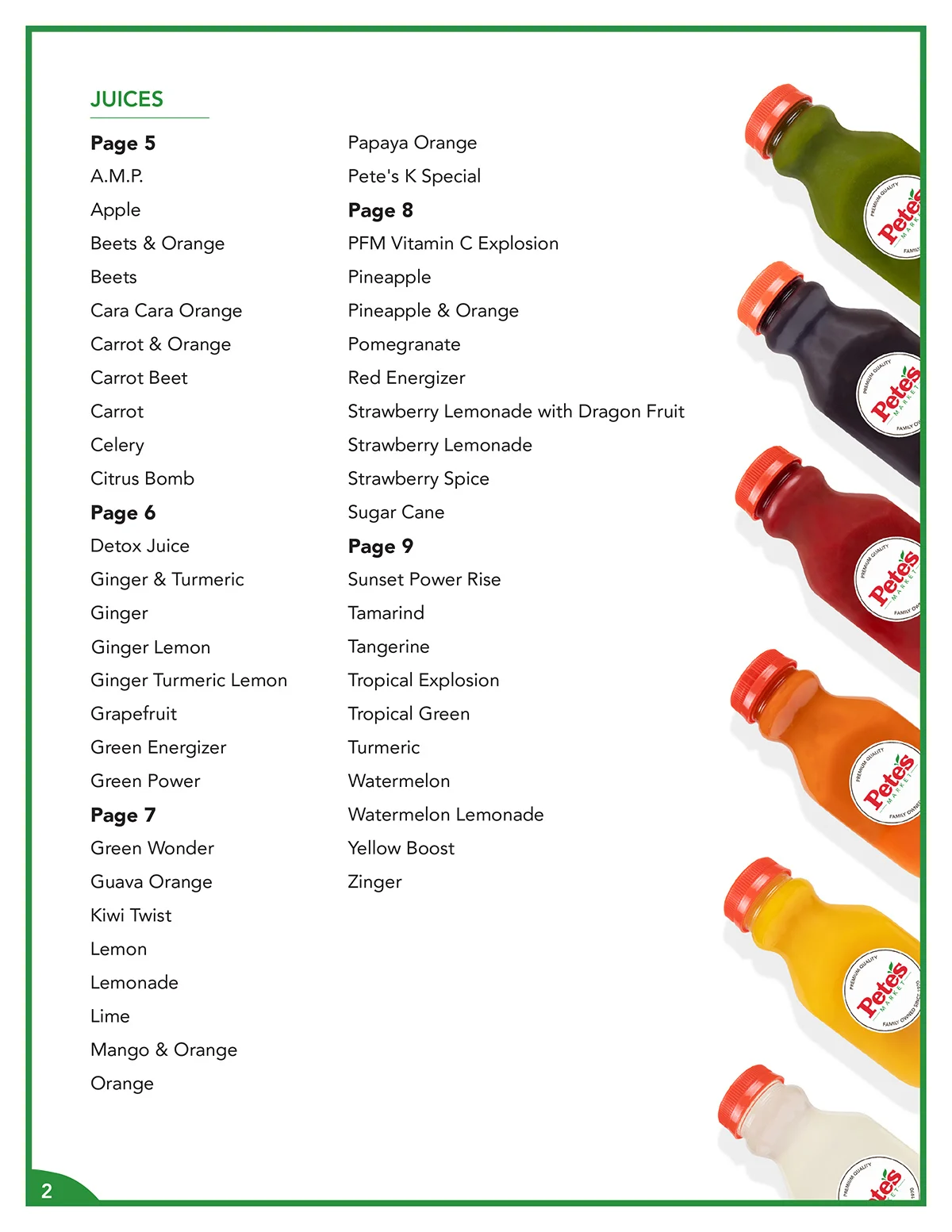 Juice Bar Ingredients - Page 2