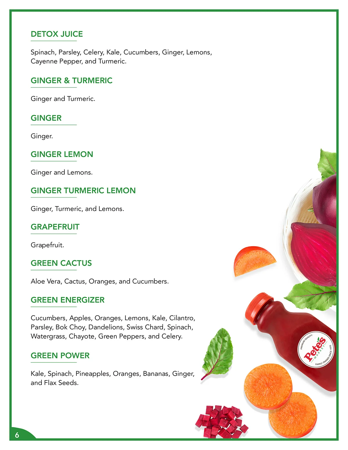Juice Bar Ingredients - Page 6