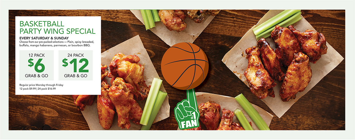Basketball Party Wings
